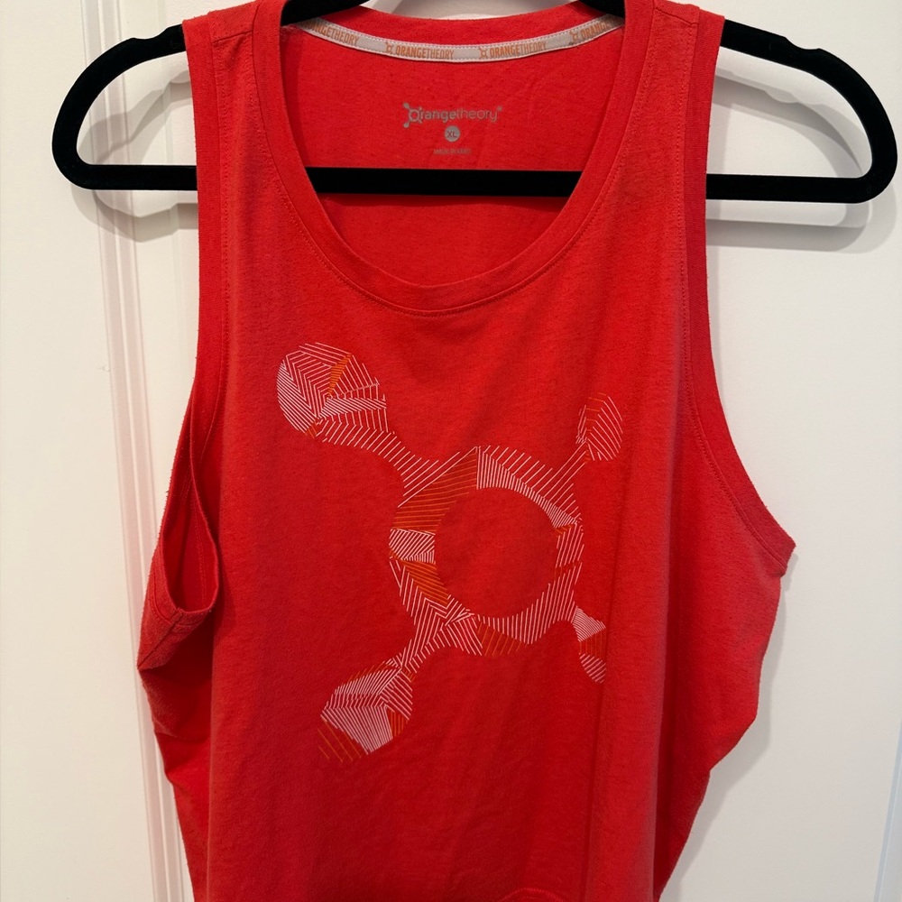 Orange Theory Fitness Red Splat Tank